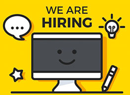 We are hiring