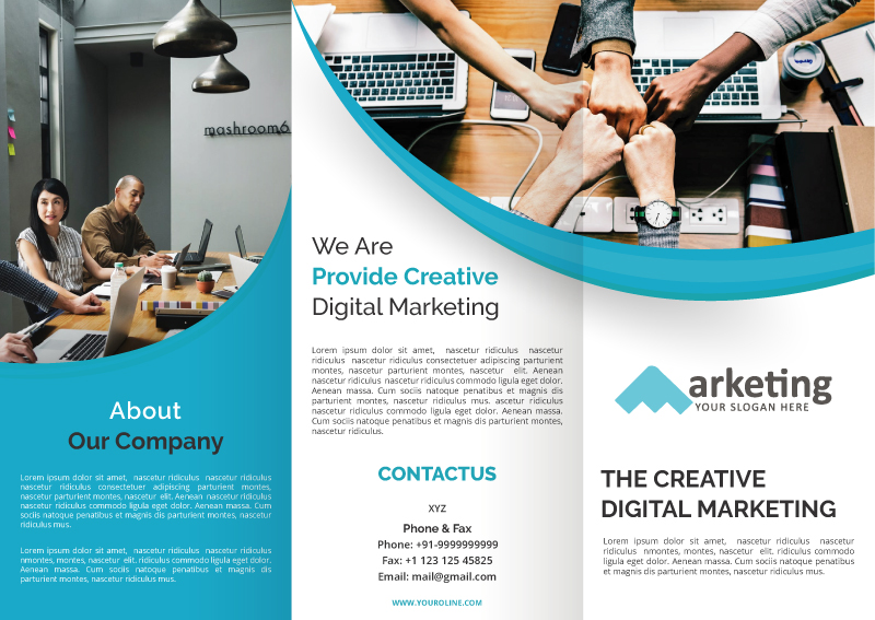 Three Fold Brochure Design Sample