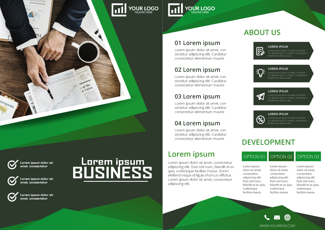 Two Fold Brochure Design Sample