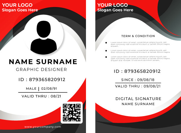 ID Card Design Sample