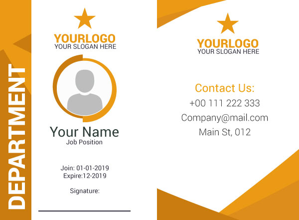 ID Card Design Sample