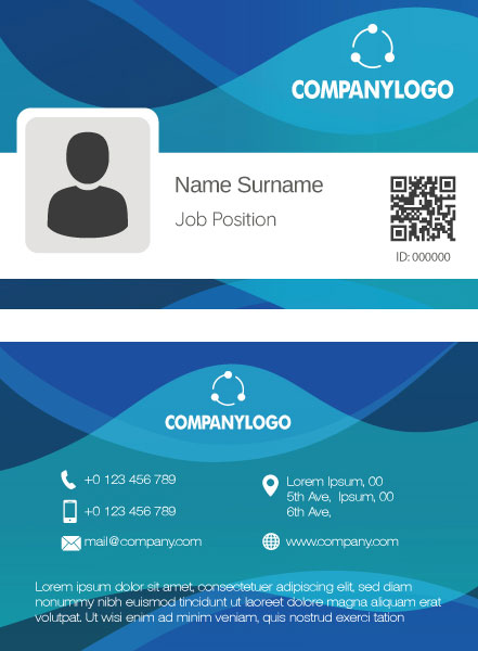 ID Card Design Sample