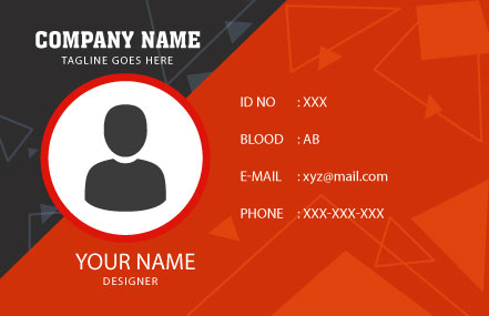 ID Card Design Sample