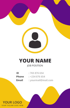 ID Card Design Sample